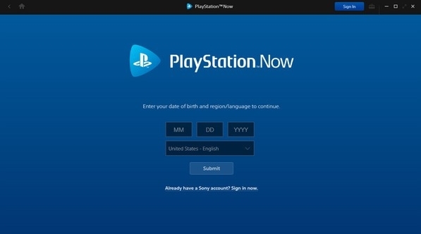 PlayStation Now windows图片