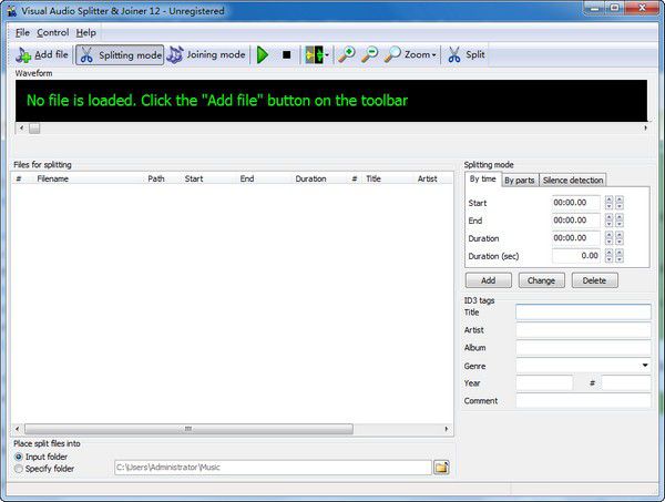 Visual Audio Splitter & Joiner  v12.0免费版