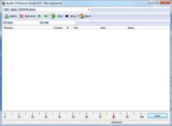 Audio CD Burner Studio(CD刻录工具)v6.0免费版