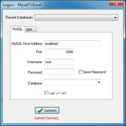 MysqlToExcel(Mysql数据信息导出工具)