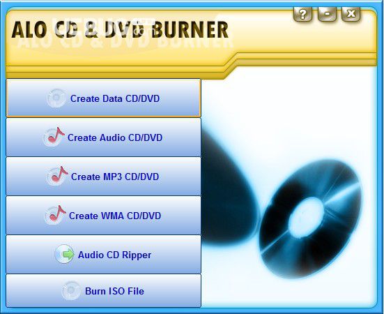 ALO CD & DVD Burner(光盘刻录软件)v4.6免费版