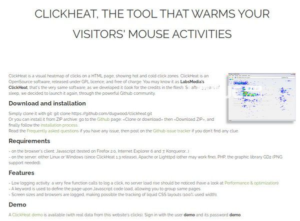 ClickHeat(HTML页面点击热图)v1.0免费版