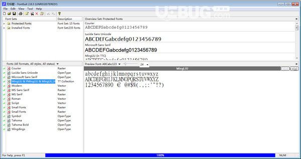 FontSuit(系统字体预览软件)v2.8.3免费版【2】