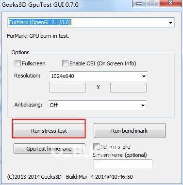 Geek3d GpuTest GUI(显卡性能测试软件)