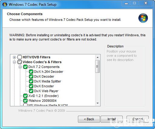 Windows 7 Codec Pack下载