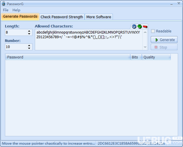 PassworG(密码生成工具)v1.3免费版【1】