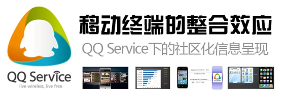 QQ Service整合了手机QQ、手机QQ浏览器、手机QQ空间等