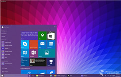 微软发布Windows 10最新预览版 精美菜单界面曝光