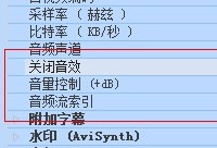 怎么去掉视频里的声音  格式工厂怎么去掉视频声音