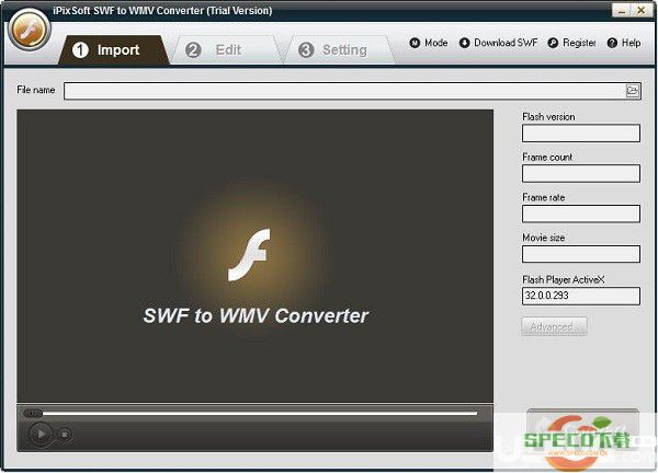 iPixSoft SWF to WMV Converter(SWF转WMV格式工具)