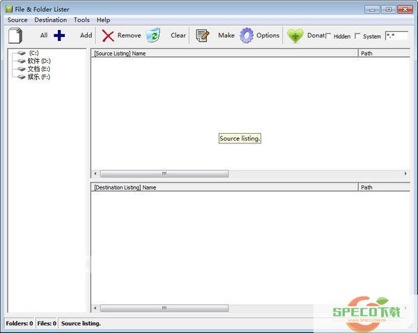 File & Folder Lister(文件和文件夹列表器)v2.1免费版