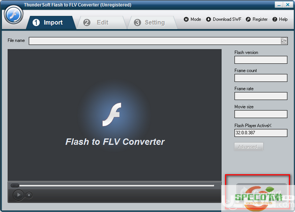 ThunderSoft Flash to FLV Converter  v4.1免费版【4】