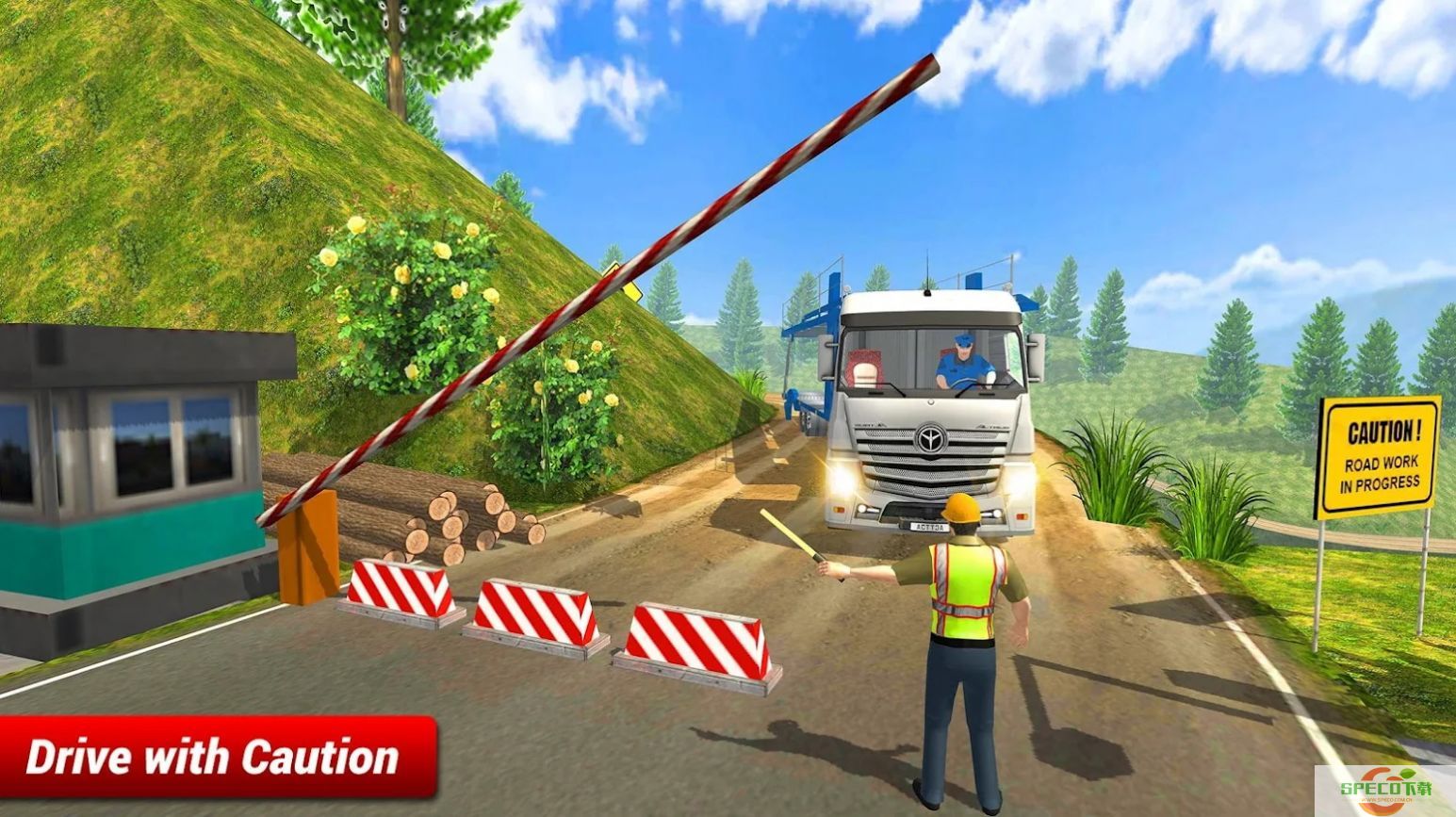 山地货车司机中文版手机版（Offroad Truck Driving Simulator Free）图片1