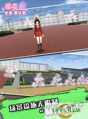樱花校园模拟器更新了汉服月影最新中文版2022图片1