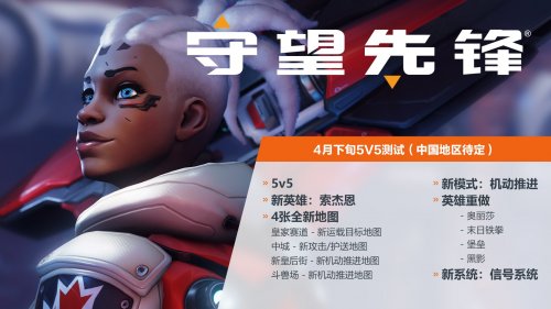 《守望先锋2》5V5模式B测4月开启 加入新英雄索杰恩