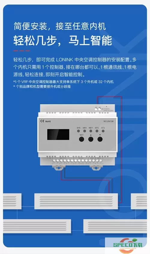 米家VRF中央空调控制器使用说明书.pdf 米家空调遥控器按键说明