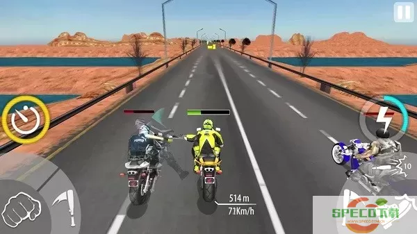 暴力摩托竞速游戏最新版