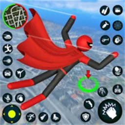 StickMan Rope Hero Spider Game下载免费
