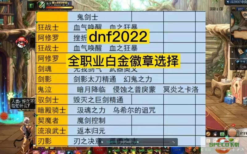 dnf女气功白金徽章选什么2024图1