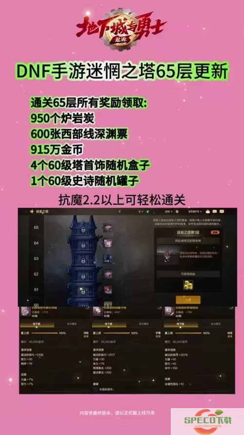 DNF 110版本中还有绝望之塔吗？100级版本绝望之塔位置解析图3