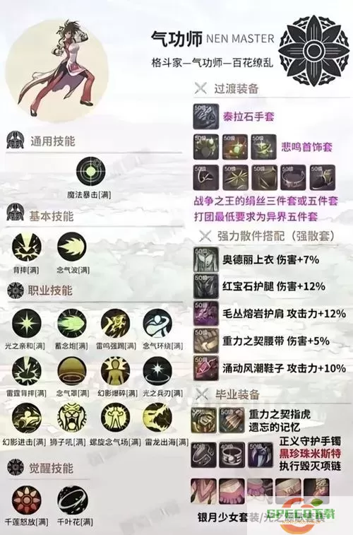 60版本战斗法师刷图加点图3