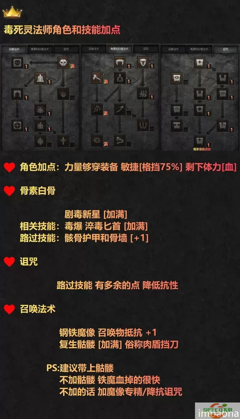 老版暗黑2法师最强加点解析与流派分享图2