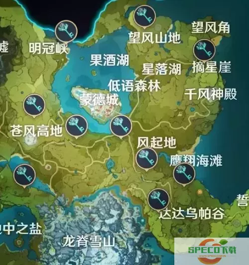 神之墓地死局残片位置图2